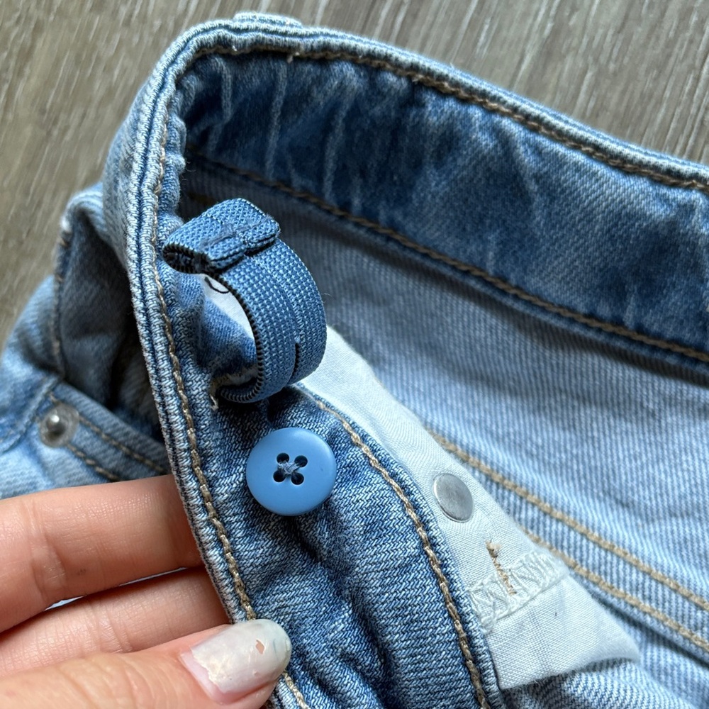 Light Blue Denim Kids Shorts - Picture 4 of 7